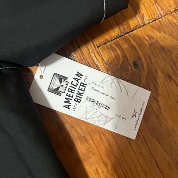 NEW American Biker Sturgis Black Button Down Shirt - Picture 5 of 5